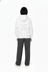 Áo Hoodie Nam Nữ Trắng Oversized Boxy - Fit Heavy Weight Terry 450gsm_IN THEO YÊU CẦU