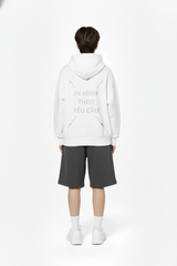 Áo Hoodie Nam Nữ Trắng Oversized Boxy - Fit Plus Terry 350gsm_IN THEO YÊU CẦU