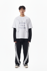 Áo Thun Nam Nữ Regular Oversized Trắng Cotton Global 280gsm_IN THEO YÊU CẦU