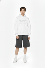 Áo Hoodie Nam Nữ Trắng Oversized Boxy - Fit Plus Terry 350gsm_IN THEO YÊU CẦU
