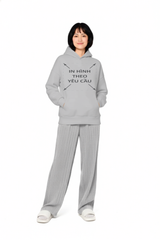 Áo Hoodie Nam Nữ Xám Oversized Boxy - Fit Heavy Weight Terry 450gsm_IN THEO YÊU CẦU