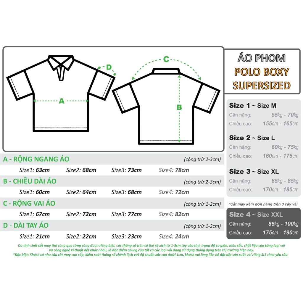 Áo POLO Tay Ngắn Nam Nữ Boxy Supersized Diamond Cotton 250gsm_TRƠN