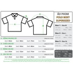 Áo POLO Tay Ngắn Nam Nữ Boxy Supersized Diamond Cotton 250gsm_TRƠN