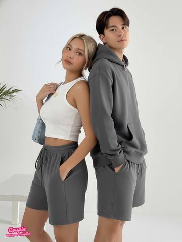 Quần Short Nam Nữ Unisex Basic_TRƠN