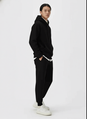 Áo Hoodie Nam Nữ Unisex Basic Plus Terry 350gsm_TRƠN