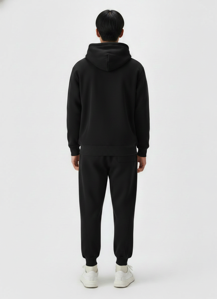Áo Hoodie Nam Nữ Unisex Basic Plus Terry 350gsm_TRƠN