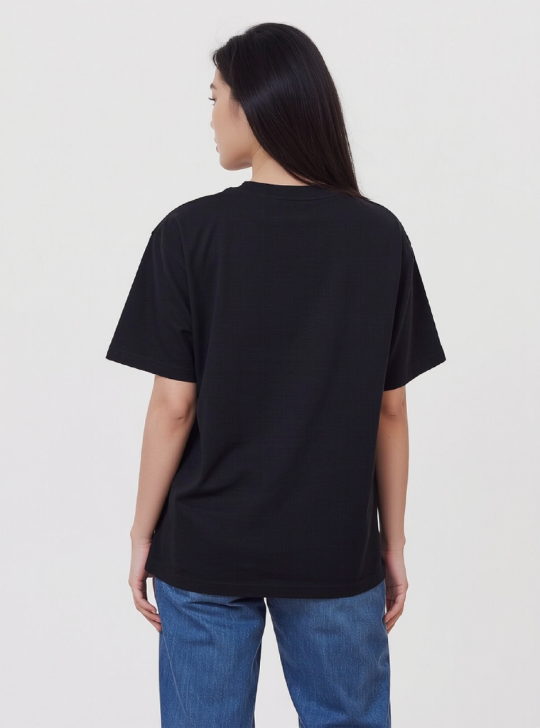 Áo Thun Nam Nữ Regular Unisex Cotton Premium 260gsm_TRƠN