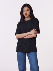 Áo Thun Nam Nữ Regular Unisex Cotton Premium 260gsm_TRƠN