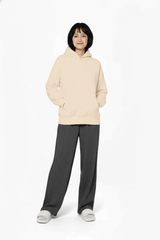 Áo Hoodie Nam Nữ Oversized Boxy - Fit Heavy Weight Terry 450gsm_TRƠN