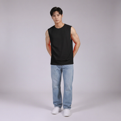 Áo Sát Nách Nam Nữ Tank Top Cá Sấu Cotton 250gsm_TRƠN