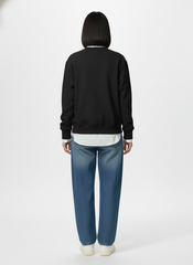 Áo Sweater Nam Nữ Unisex Basic Heavy Weight Terry 450gsm_TRƠN