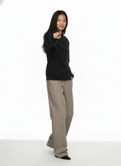 Áo Sweater Nam Nữ Oversized Boxy - Fit Heavy Weight Terry 450gsm_TRƠN