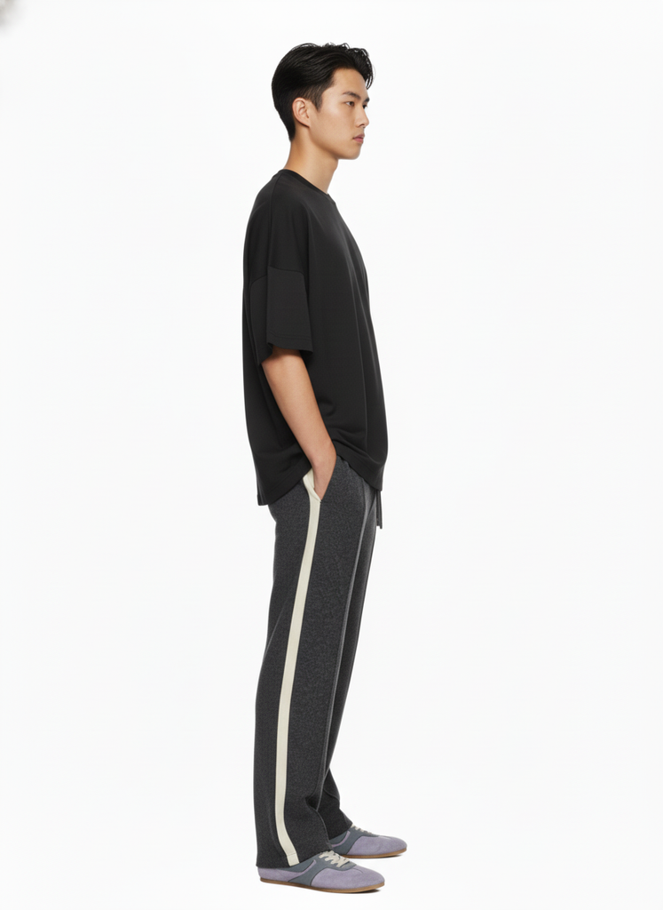 Áo Thun Nam Nữ Square Oversized Cotton Mộc Úc 230gsm_TRƠN