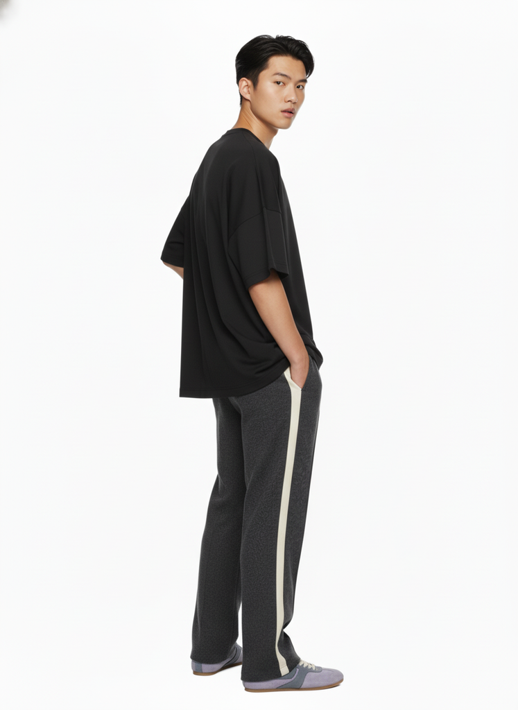 Áo Thun Nam Nữ Square Oversized Cotton Mộc Úc 230gsm_TRƠN