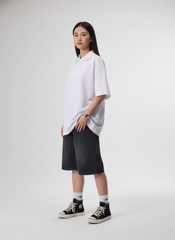 Áo POLO Nam Nữ Unisex Oversized Diamond Cotton 250gsm_TRƠN
