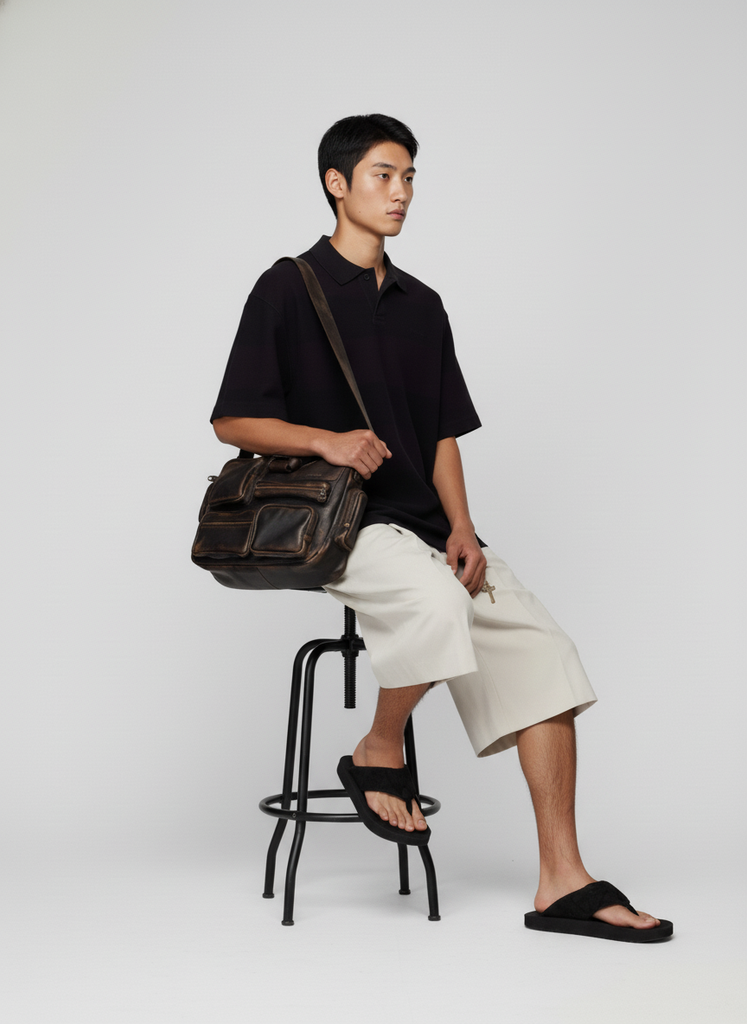 Áo POLO Nam Nữ Unisex Oversized Cotton Premium 260gsm_TRƠN