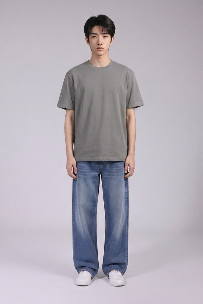 Áo Thun Nam Nữ Unisex Cotton Spandex 180gsm_TRƠN