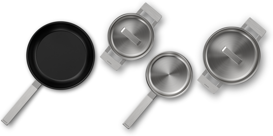 Bộ nồi chảo cao cấp 4 món Bosch HEZ9SE040