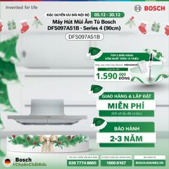 Máy Hút Mùi Âm Tủ Bosch DFS097A51B - Series 4 (90cm)