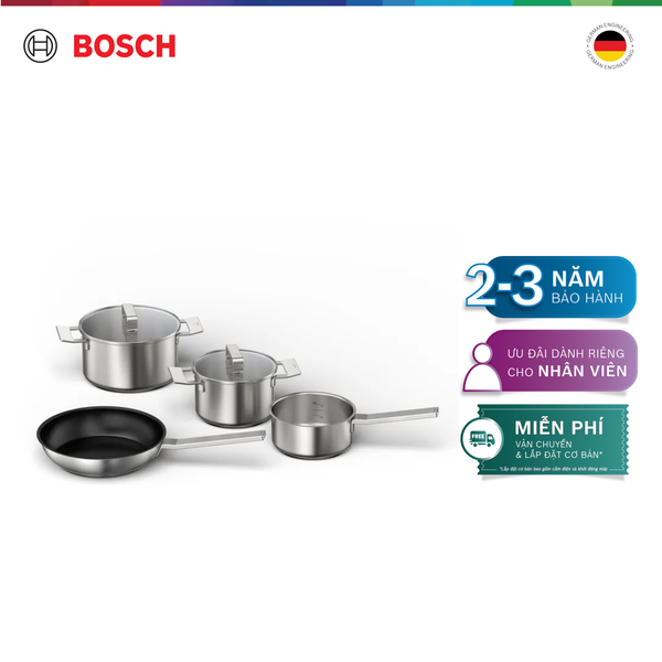 Bộ nồi chảo cao cấp 4 món Bosch HEZ9SE040