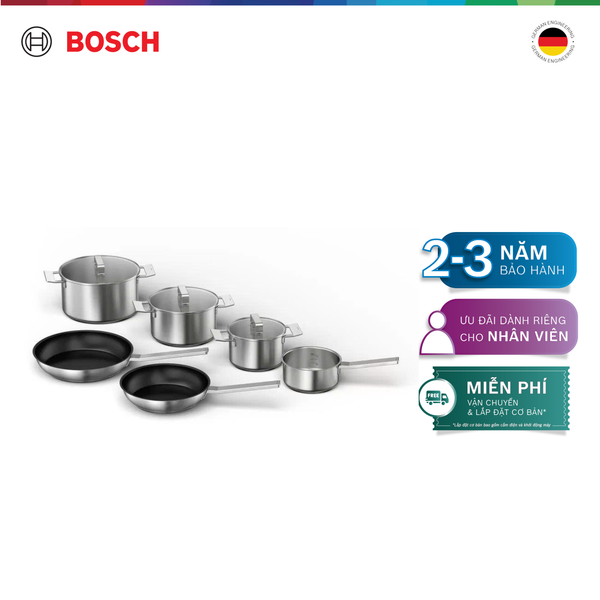 Bộ nồi chảo cao cấp 6 món Bosch HEZ9SE060