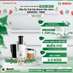 Máy ép trái cây Bosch Vita Juice 700W MES25A0 màu trắng