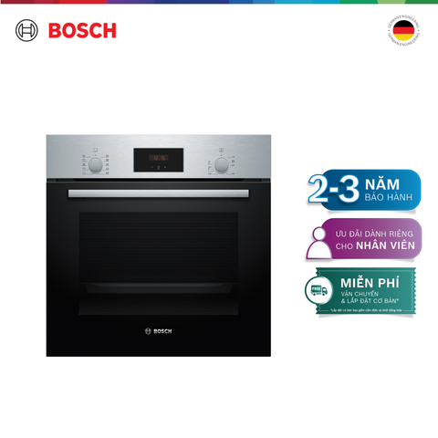 Lò nướng âm tủ Bosch 66L HBF512BS1H - Series 2