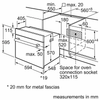 Lò nướng âm tủ Bosch HBF512BS1T 66L - Series 2