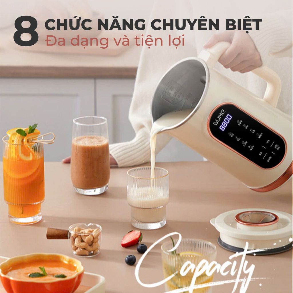 Máy làm sữa hạt mini Pro GUME Hàn Quốc - MSB-02 - Bảo Hành 12 Tháng