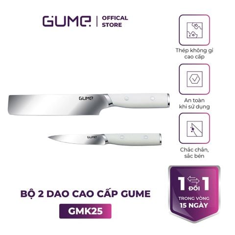  Bộ Dao 2 Món GUME KOREA Chính Hãng GMK25 - Bảo Hành 1 Đổi 1 Trong 15 Ngày 