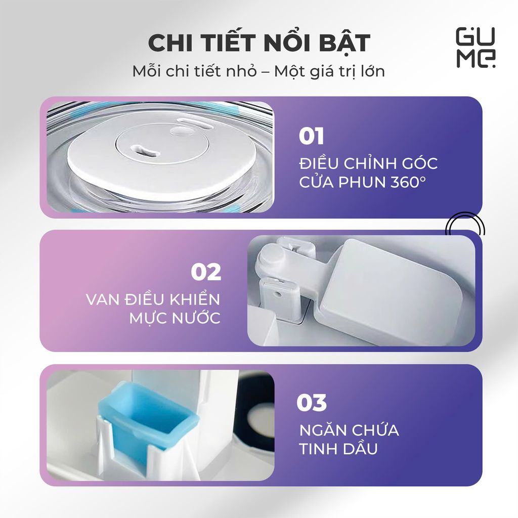 Máy Phun Sương Tạo Ẩm Gume GUH66