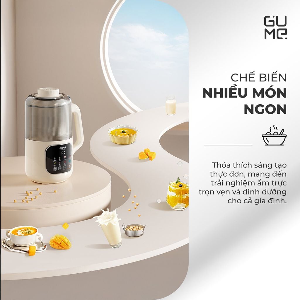 Máy Làm Sữa Hạt Mini Ultra Pro Gume MSB03