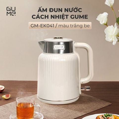  Ấm đun nước siêu tốc cách nhiệt GUME KOREA GM-EK041 - Bảo hành chính hãng 12 tháng 