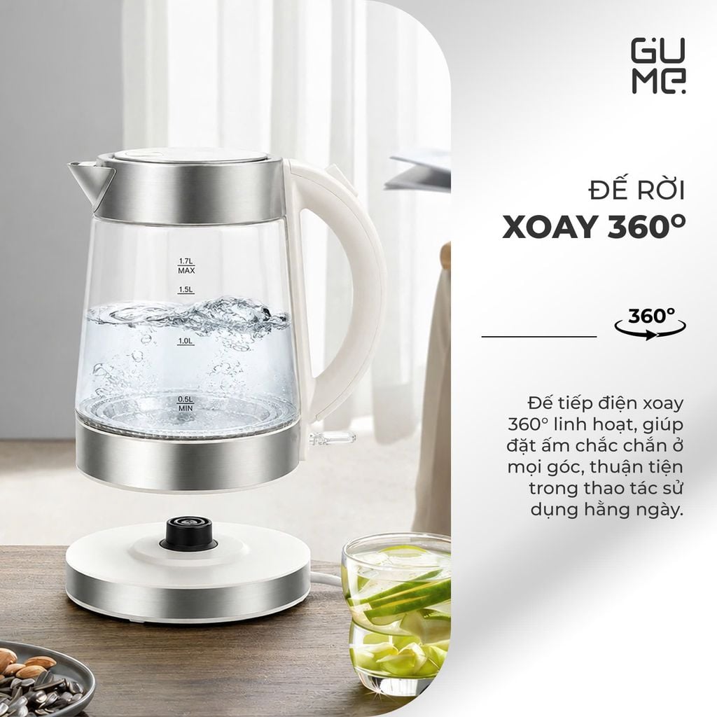 Ấm Siêu Tốc Gume 1.7L GM - EK042
