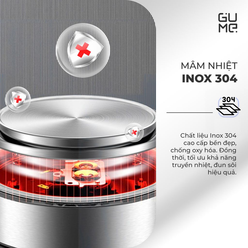 Ấm Siêu Tốc Gume 1.7L GM - EK042