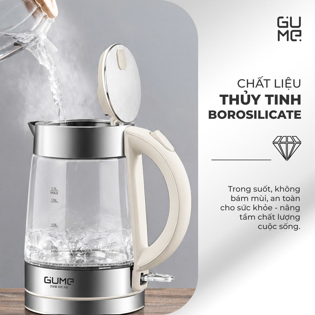 Ấm Siêu Tốc Gume 1.7L GM - EK042