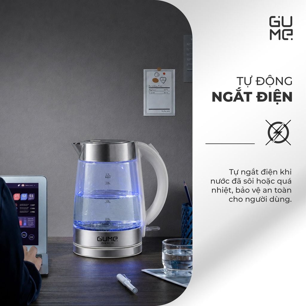 Ấm Siêu Tốc Gume 1.7L GM - EK042