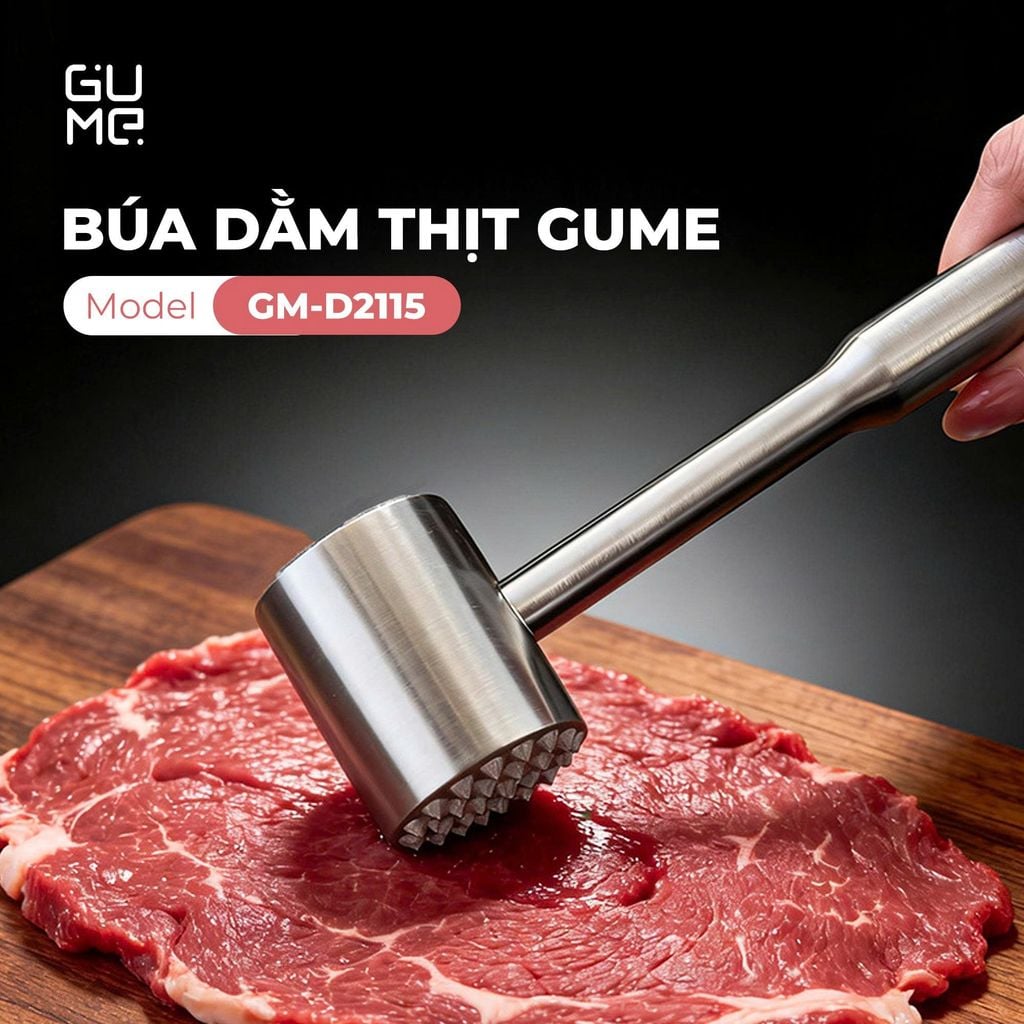 Búa Dằm Thịt Inox 304 Gume GM-D2115