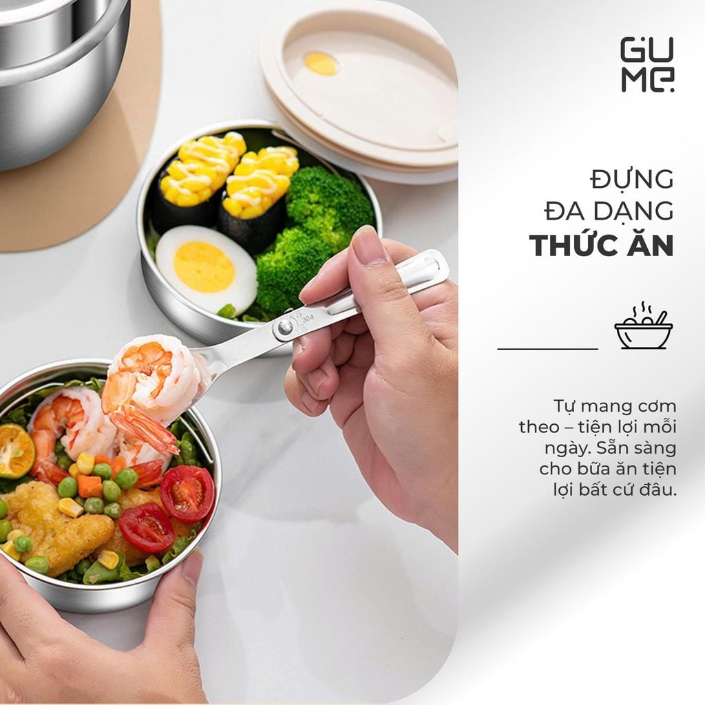 Cặp Lồng Giữ Nhiệt Gume GM-F228 1.2L