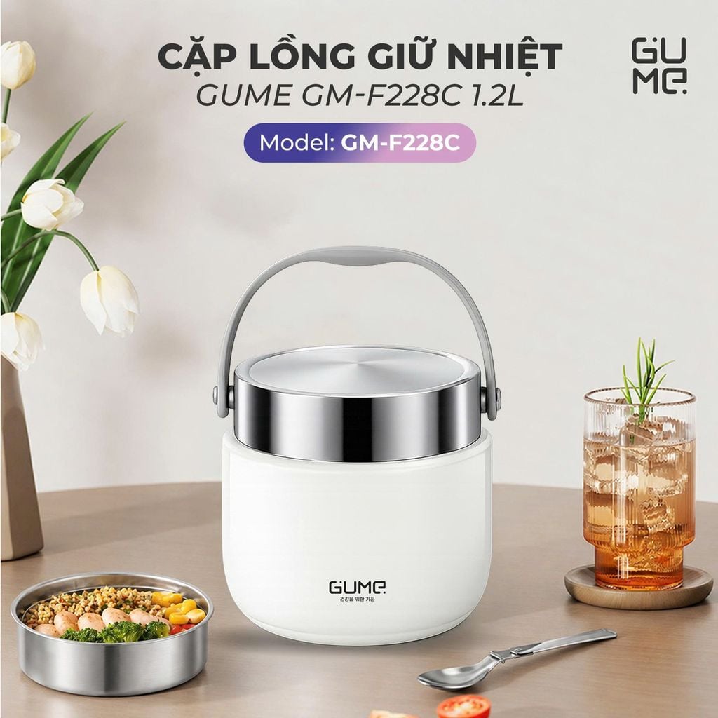 Cặp Lồng Giữ Nhiệt Gume GM-F228 1.2L