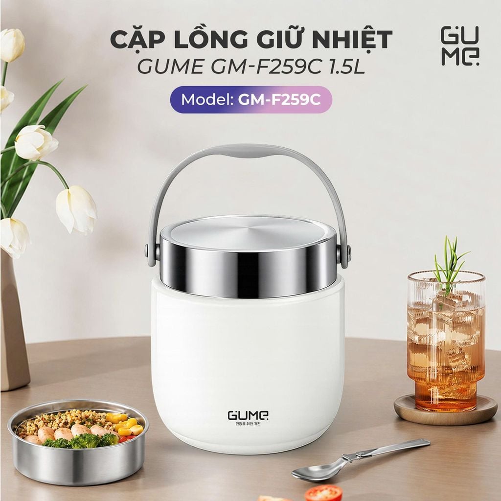 Cặp Lồng Giữ Nhiệt Gume GM-F259 1.5L