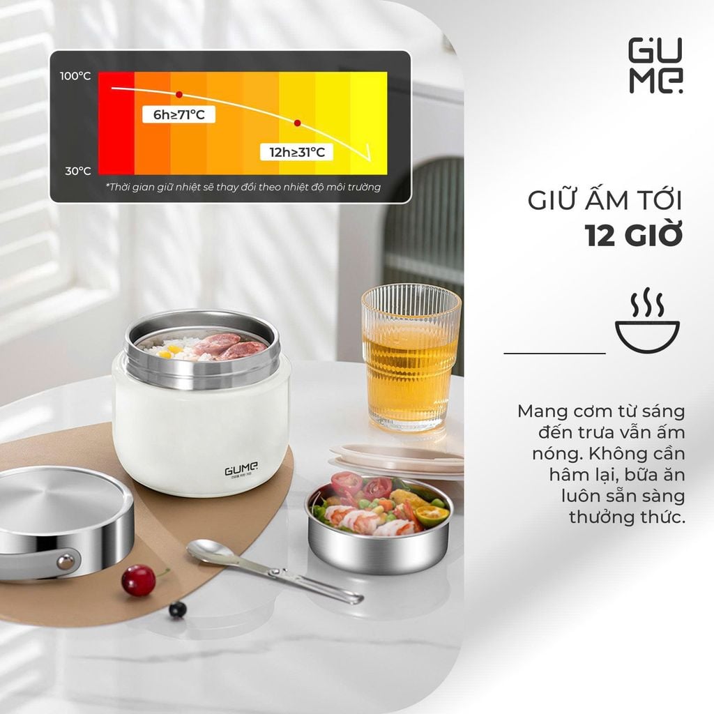 Cặp Lồng Giữ Nhiệt Gume GM-F259 1.5L