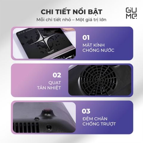  Bếp Từ Đơn Gume GM - IC03 