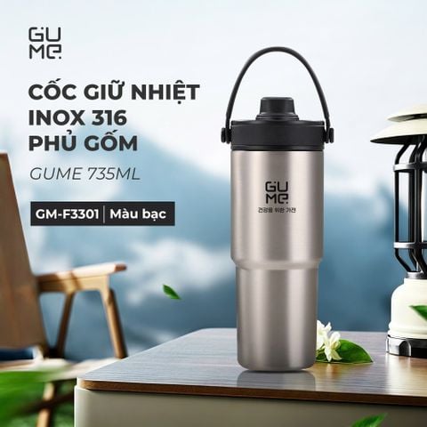  Cốc giữ nhiệt inox 316 phủ gốm GUME KOREA GM-F3301 - Bảo hành 1 đổi 1 trong 15 ngày 