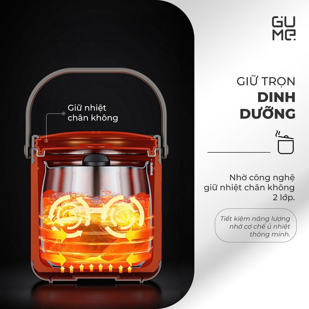 Nồi Ủ Chân Không 8L Plus Gume