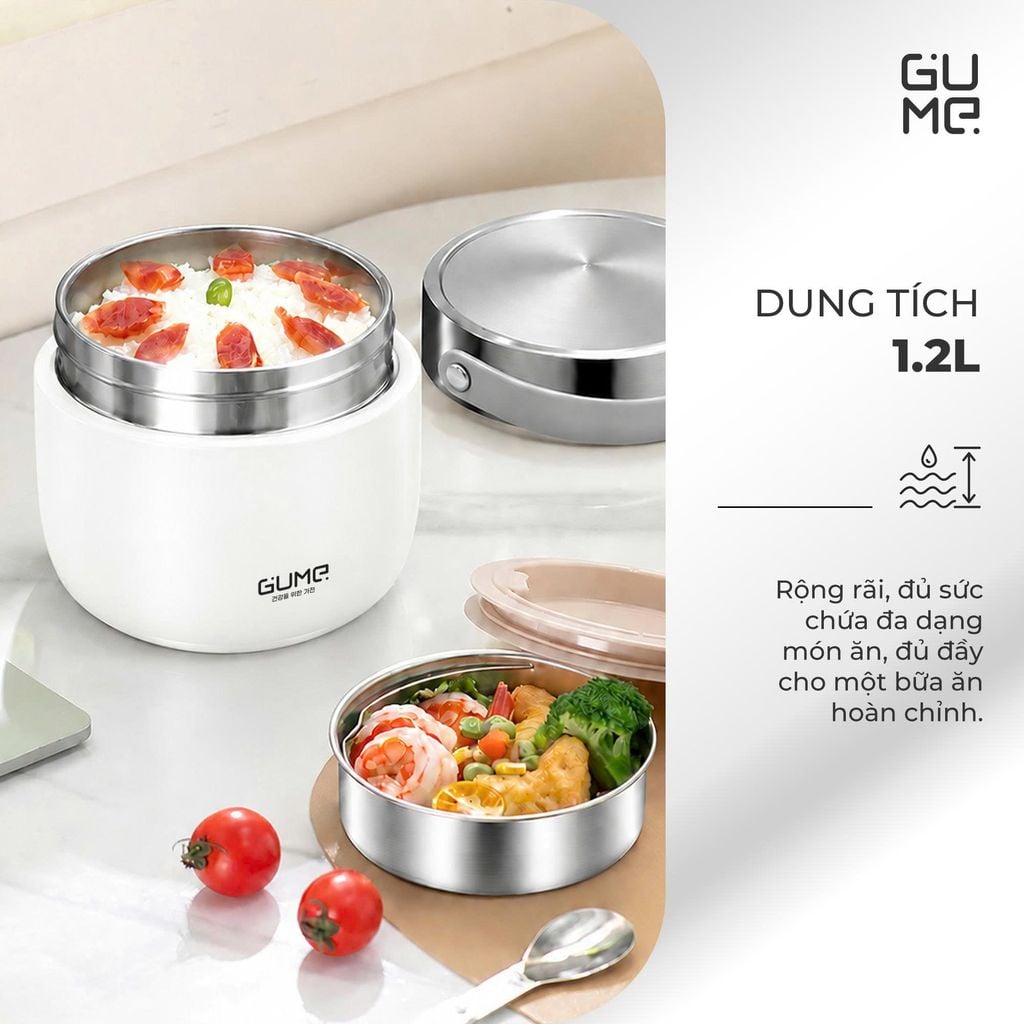 Cặp Lồng Giữ Nhiệt Gume GM-F228 1.2L
