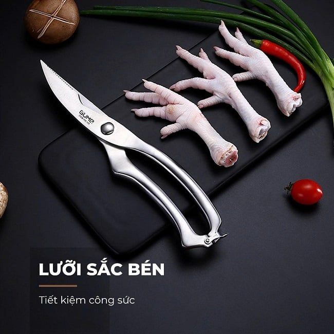 Kéo Cắt Thực Phẩm Chuyên Dụng GUME KOREA GMK24 Chính hãng - Bảo Hành 1 Đổi 1 Trong 15 Ngày