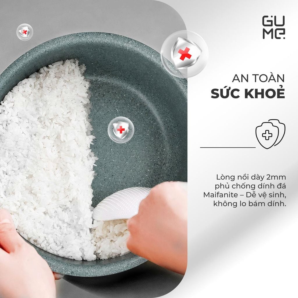 Nồi Cơm Điện Gume 1.8L GM - RC1261G
