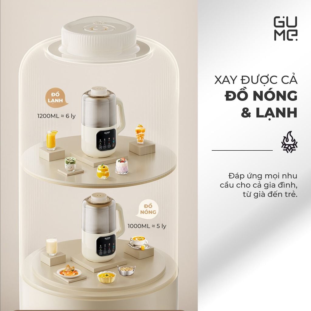 Máy Làm Sữa Hạt Mini Ultra Pro Gume MSB03