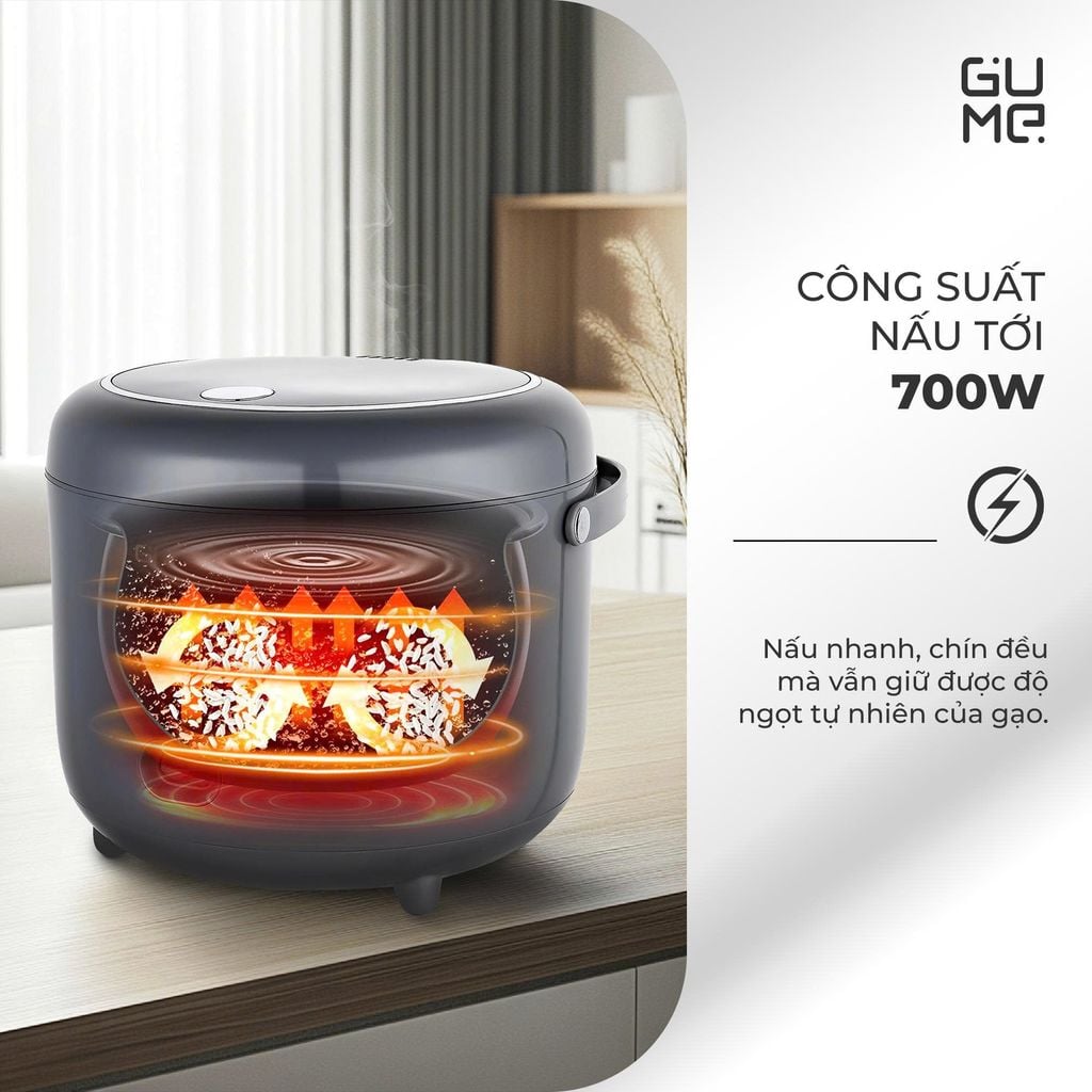 Nồi Cơm Điện Gume 1.8L GM - RC1261G